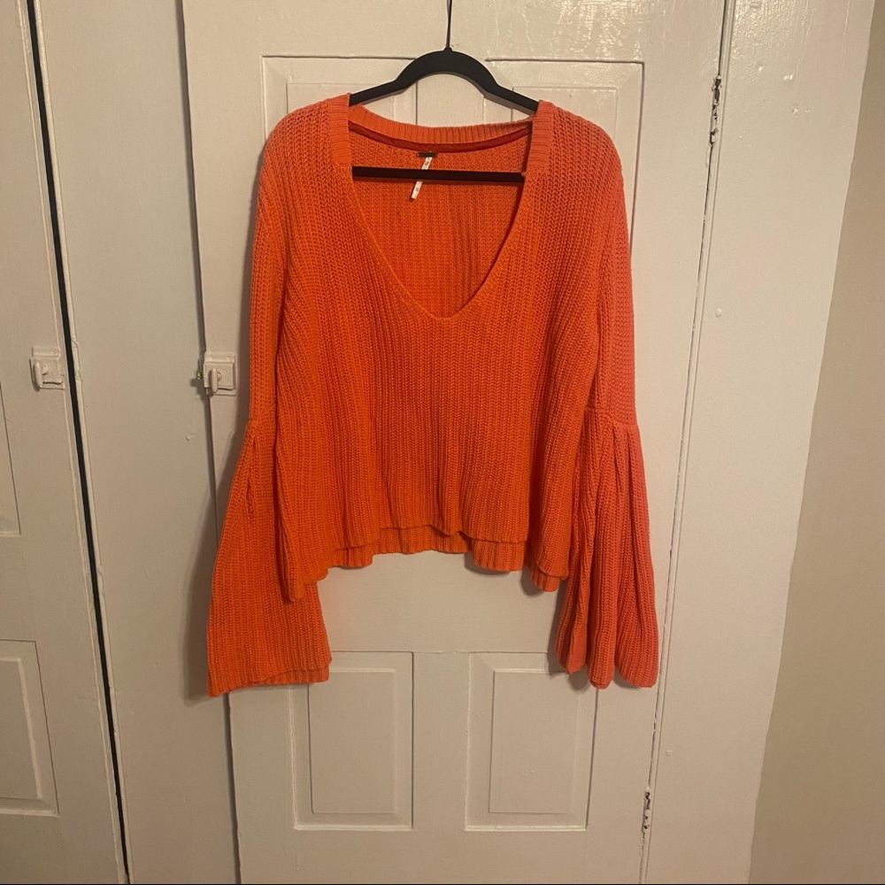 Free People Damsel Cable Knit Pullover